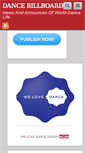 Mobile Screenshot of dancebillboard.com